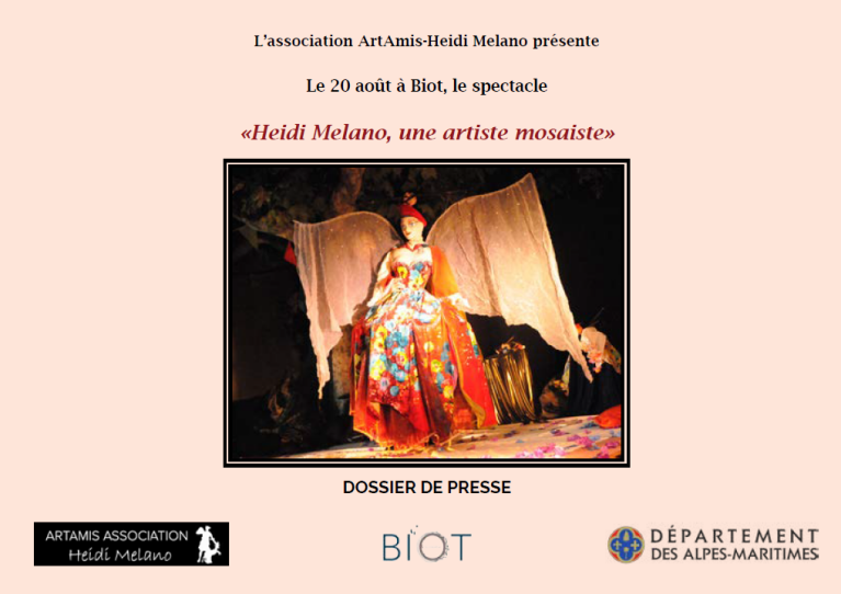 Dossier de presse - Spectacle Heidi Melano une Artiste Mosaiste